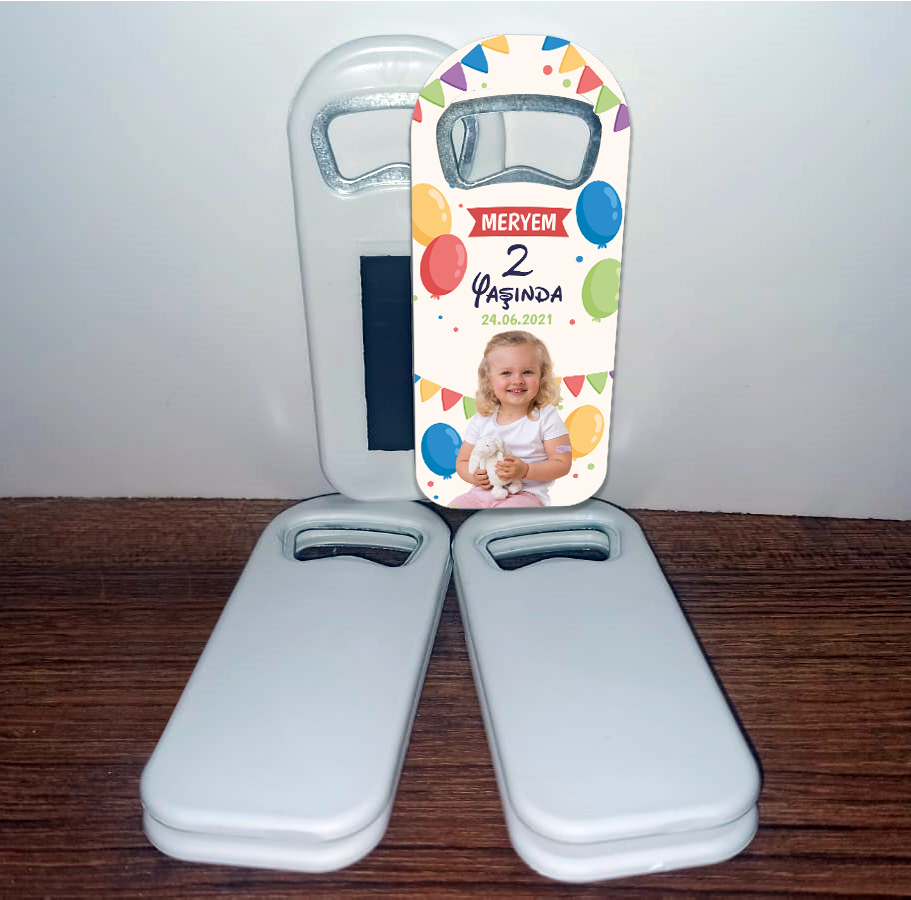 DOĞUM GÜNÜ AÇACAKLI DİKDÖRTGEN ŞEKİLLİ MAGNET